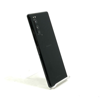 【全額返金保証】【最速発送】Sony Xperia 5 64GB ブラック au SOV41 白ロム 美品 動作確認済