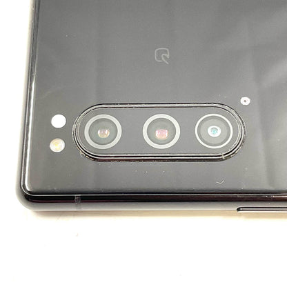 【全額返金保証】【最速発送】Sony Xperia 5 64GB ブラック au SOV41 白ロム 美品 動作確認済