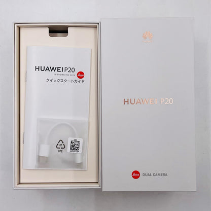 【全額返金保証】【最速発送】Huawei P 20 128GB ブラック SIMフリー EML-L29 白ロム 動作確認済