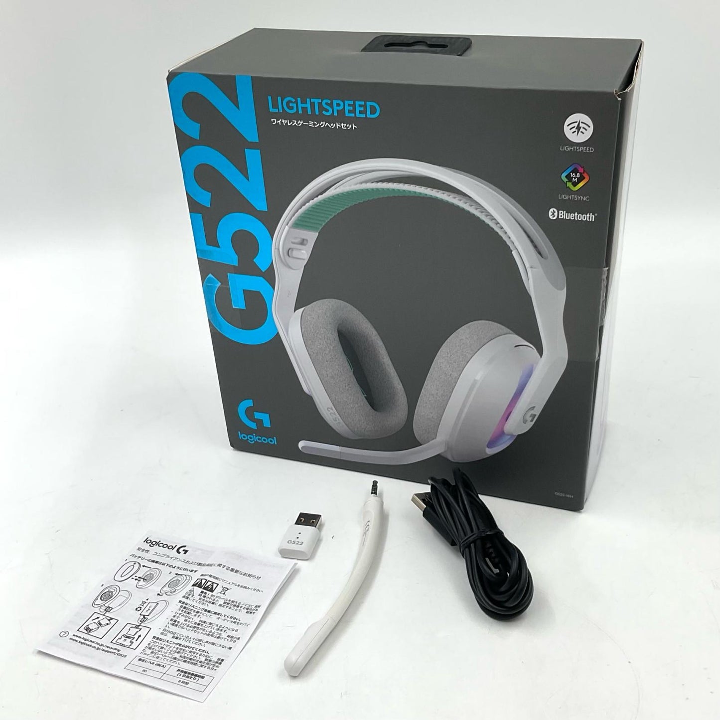 【全額返金保証】【最速発送】Logicool G522 LIGHTSPEEDワイヤレスゲーミングヘッドセット 動作確認済