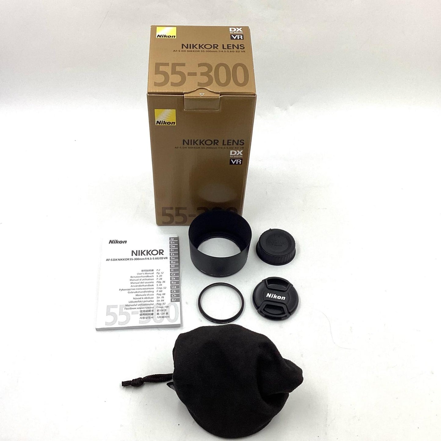 【全額返金保証】【最速発送】Nikon AF-S DX NIKKOR 55-300mm f/4.5-5.6G ED VR 美品 動作確認済