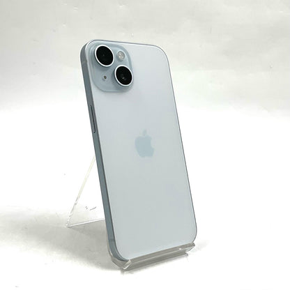 【全額返金保証】【最速発送】Apple iPhone iPhone 15 128GB ブルー Softbank SIMフリー 白ロム 動作確認済 77%