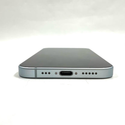 【全額返金保証】【最速発送】Apple iPhone iPhone 15 128GB ブルー Softbank SIMフリー 白ロム 動作確認済 77%