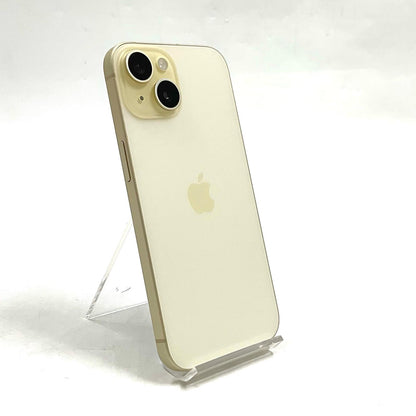 【全額返金保証】【最速発送】Apple iPhone iPhone 15 128GB イエロー Softbank SIMフリー 白ロム 美品 動作確認済 84%