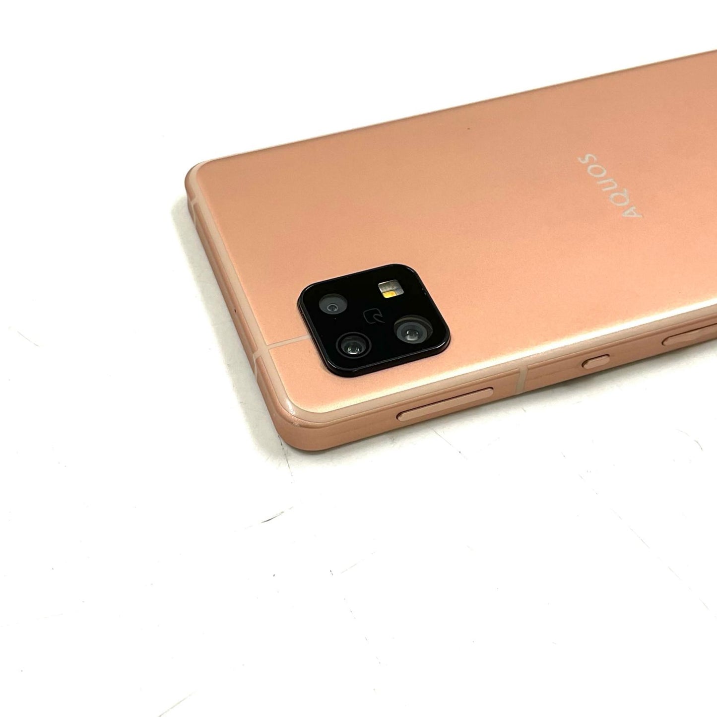 【全額返金保証】【最速発送】SHARP AQUOS sense6s 64GB ピンク SH-RM19s 白ロム 動作確認済