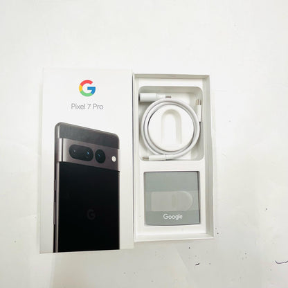 【全額返金保証】【最速発送】Google Pixel Pixel 7Pro 128GB ブラック 白ロム 美品 動作確認済