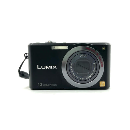 【全額返金保証】【最速発送】Panasonic コンパクトデジタルカメラ LUMIX DMC-FX100 ブラック 動作確認済