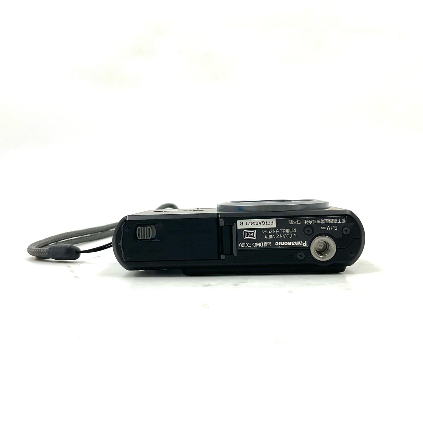 【全額返金保証】【最速発送】Panasonic コンパクトデジタルカメラ LUMIX DMC-FX100 ブラック 動作確認済