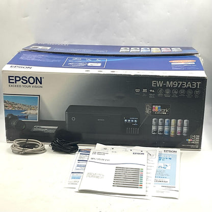 【最速発送】EPSON EW-M973A3T インクジェットプリンター 複合機 BK【難有】