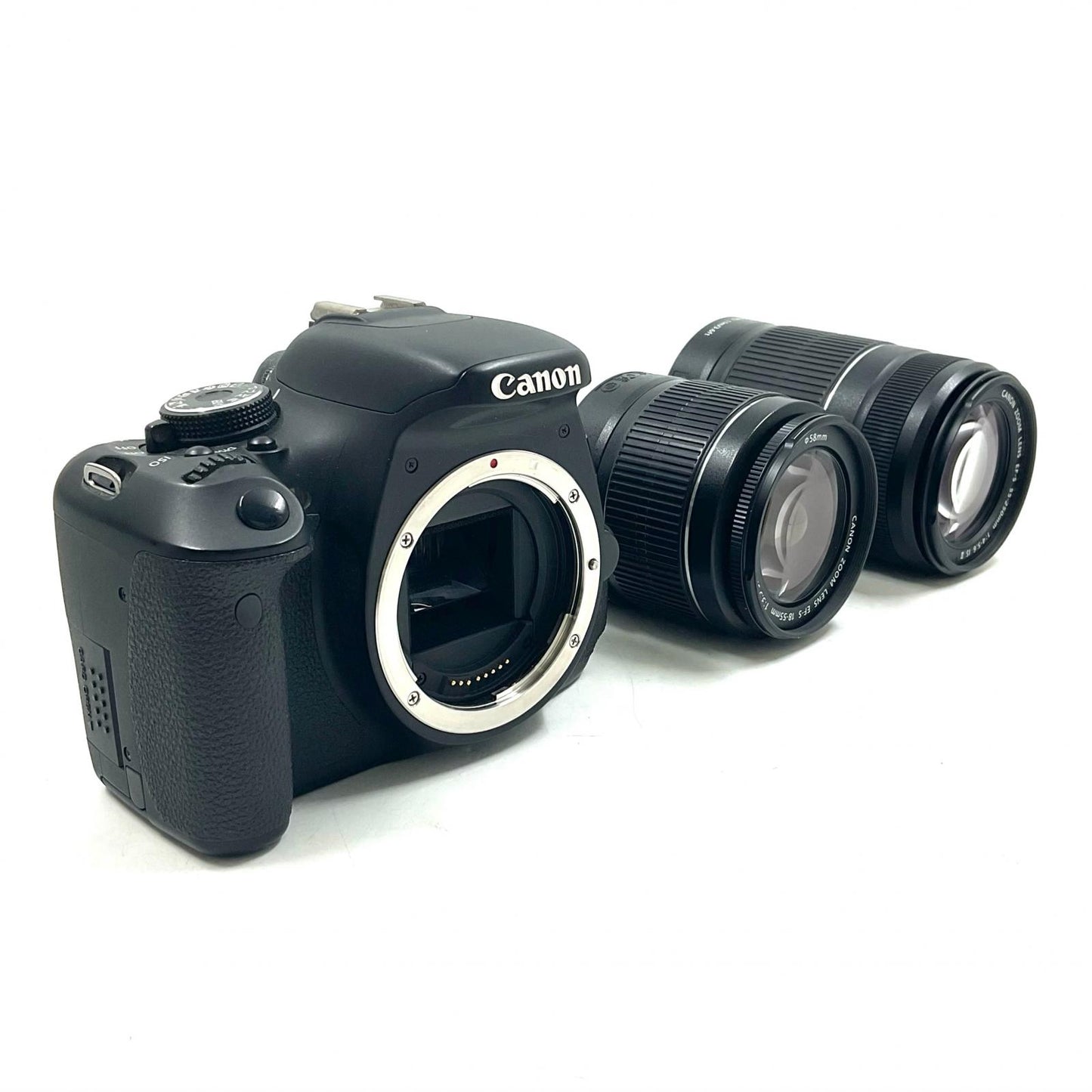 【最速発送】Canon デジタル一眼 EOS Kiss X5 ダブルズームキット ブラック【難有】
