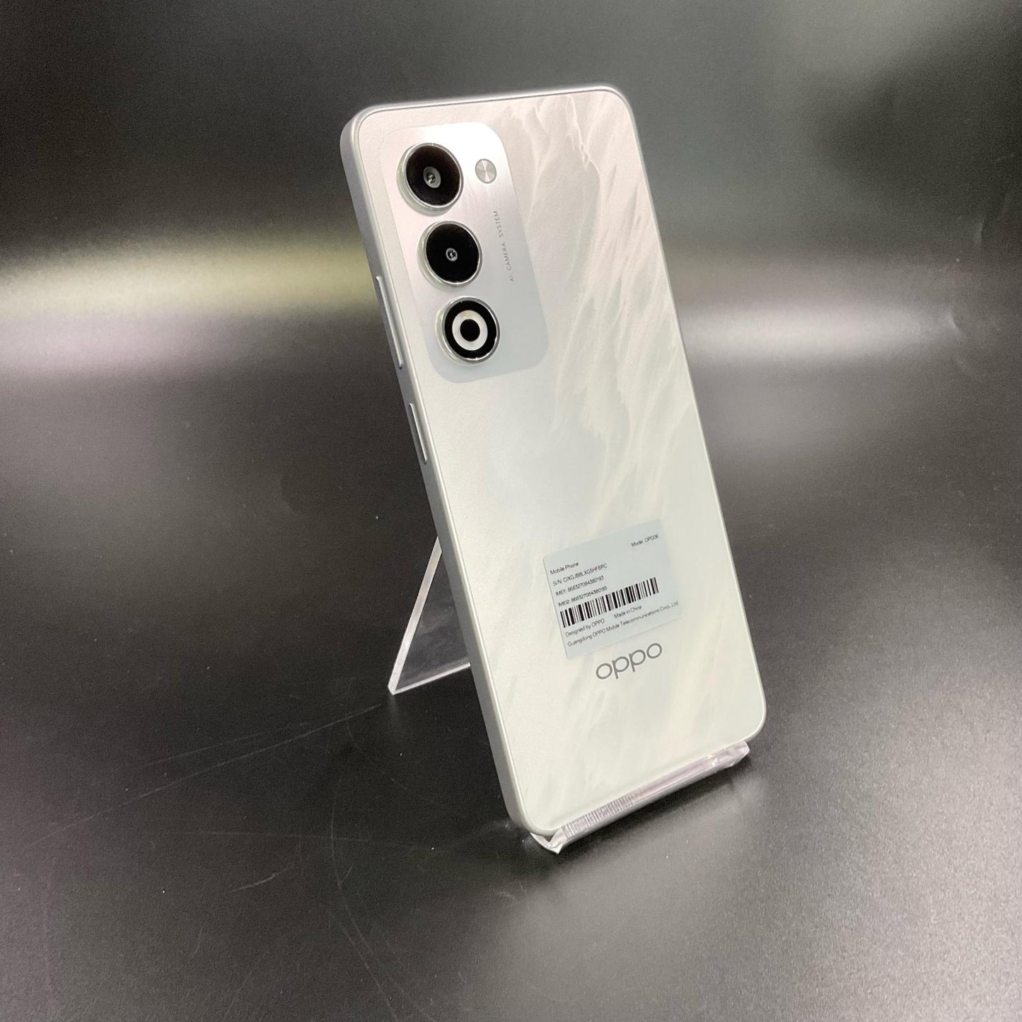 【全額返金保証】【最速発送】OPPO A 5 128GB White au SIMフリー OPG06 白ロム 美品 動作確認済