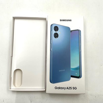【全額返金保証】【最速発送】SAMSUNG Galaxy A25 64GB Blue au SIMフリー SCG33 白ロム 超美品 動作確認済