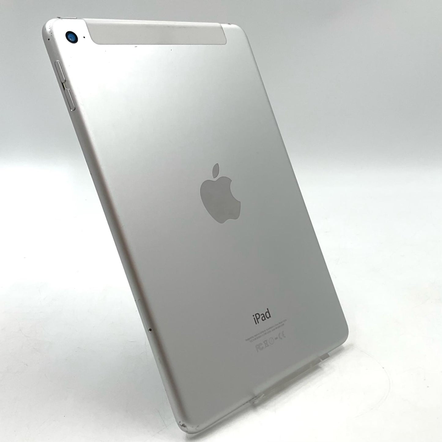 【最速発送】Apple iPad mini 4 7.9インチ 第4世代 128GB シルバー WiFi+Cellular Softbank SIMフリー 白ロム【難有】