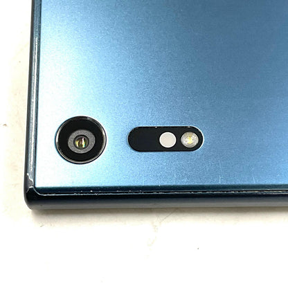 【全額返金保証】【最速発送】Sony Xperia XZ 32GB Blue docomo SIMフリー SO-01J 白ロム 動作確認済