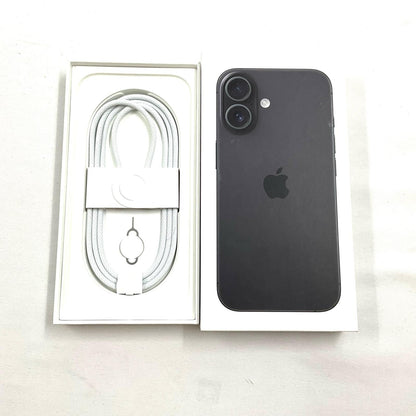 【全額返金保証】【最速発送】Apple iPhone iPhone 16 256GB ブラック docomo SIMフリー 白ロム 美品 動作確認済 93%