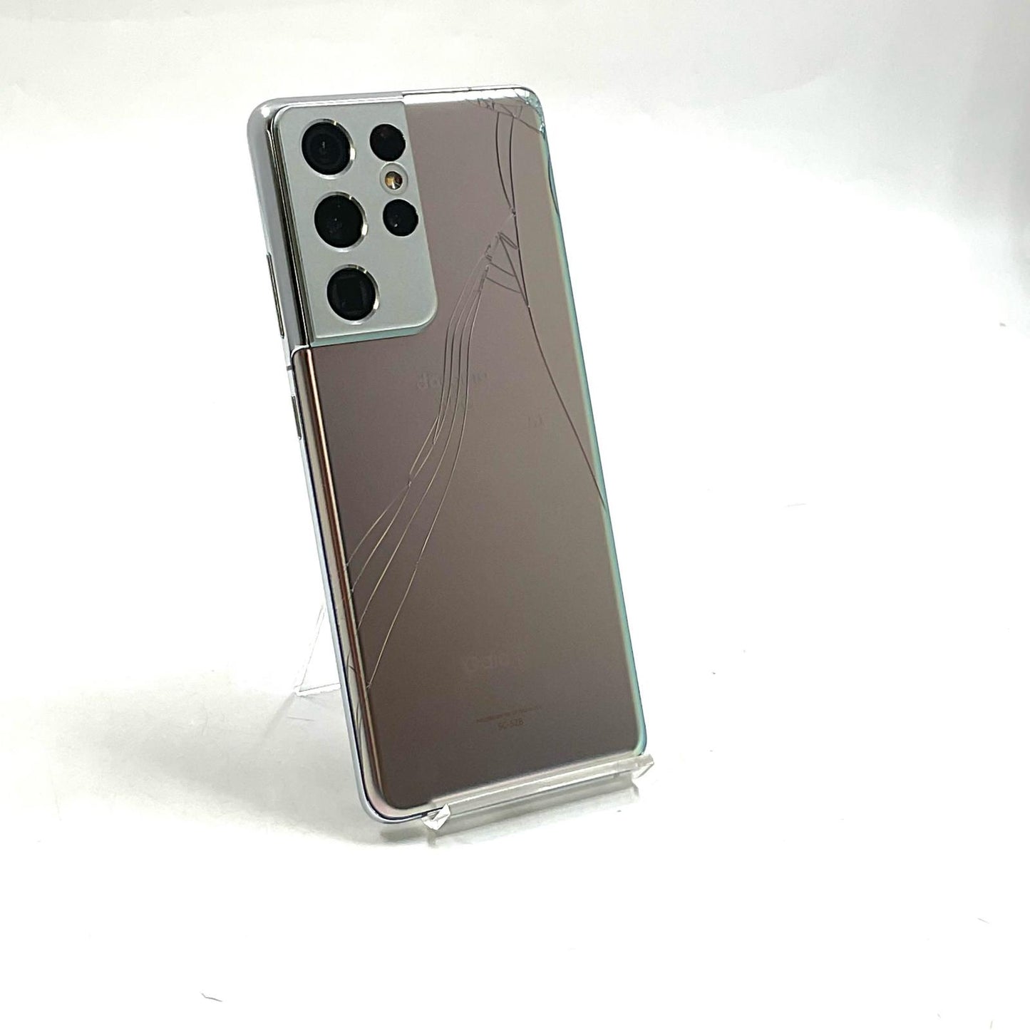 【最速発送】SAMSUNG Galaxy S21 Ultra 5G 256GB Phantom Silver docomo SIMフリー SC-52B 白ロム【難有】