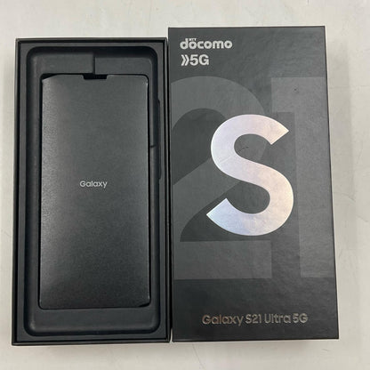 【最速発送】SAMSUNG Galaxy S21 Ultra 5G 256GB Phantom Silver docomo SIMフリー SC-52B 白ロム【難有】
