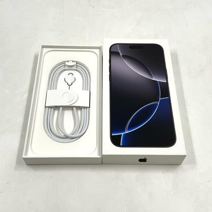 【最速発送】Apple iPhone iPhone 16 Pro Max 1TB ブラックチタニウム SIMフリー 白ロム【難有】 91%