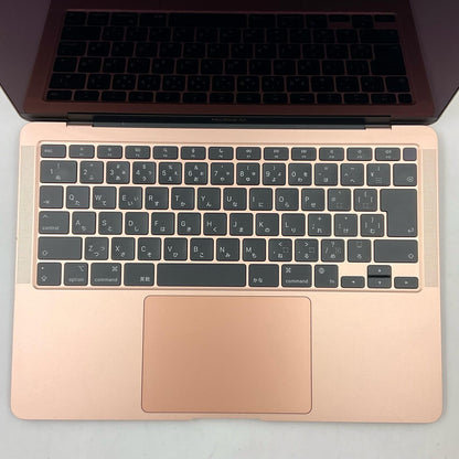 【全額返金保証】【最速発送】Apple MacBook Air 13.3インチ 2020 Apple M1 8GB 256GB ゴールド 100% 美品 動作確認済
