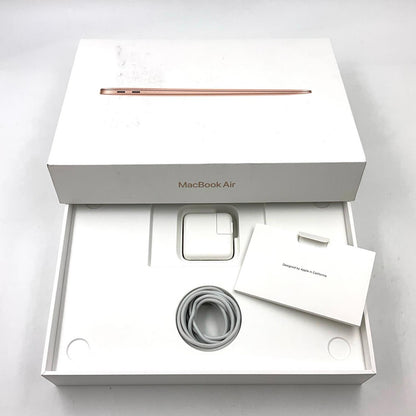 【全額返金保証】【最速発送】Apple MacBook Air 13.3インチ 2020 Apple M1 8GB 256GB ゴールド 100% 美品 動作確認済