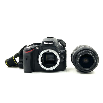 【全額返金保証】【最速発送】Nikon デジタル一眼 D5100 18-55 VR レンズキット ブラック 美品 動作確認済