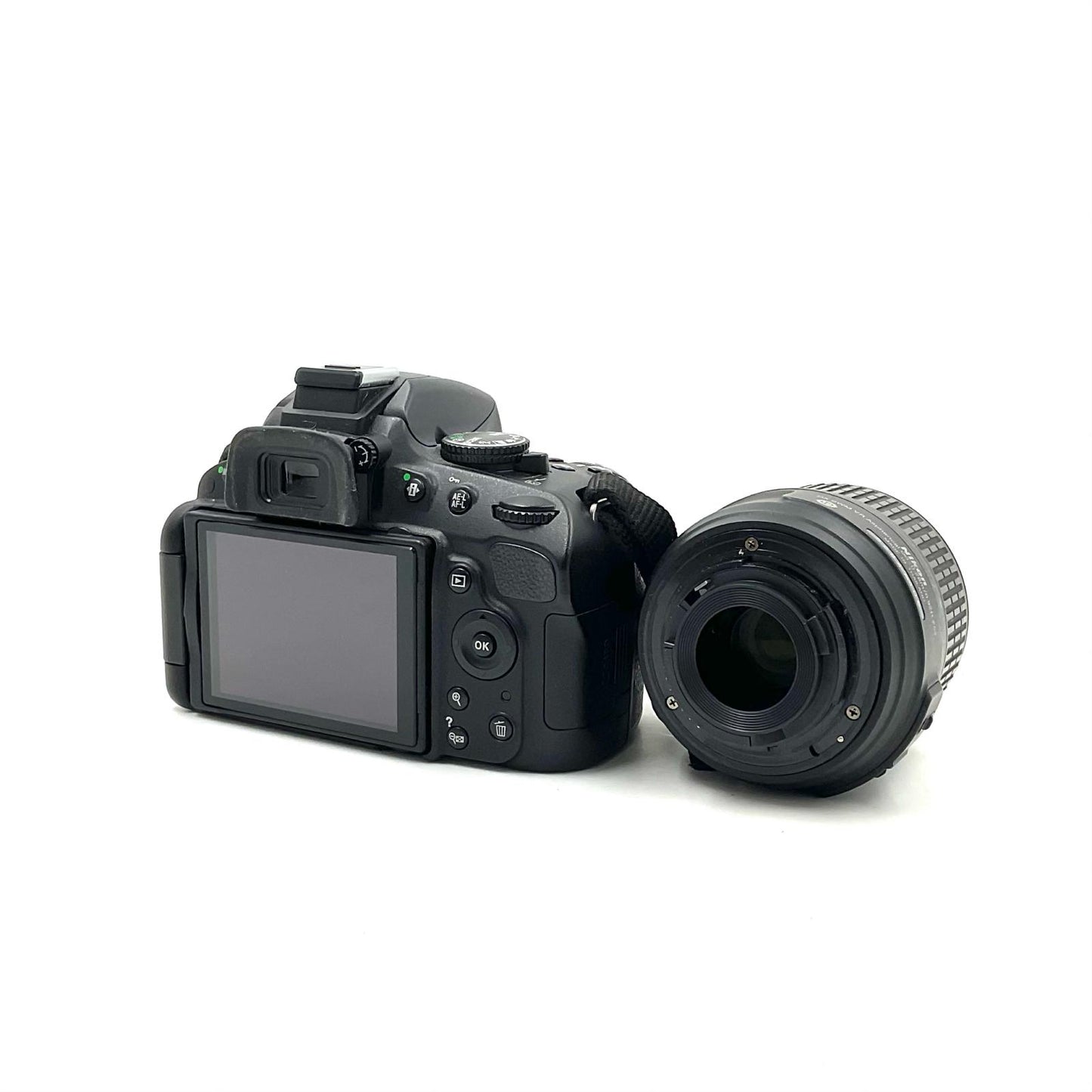 【全額返金保証】【最速発送】Nikon デジタル一眼 D5100 18-55 VR レンズキット ブラック 美品 動作確認済