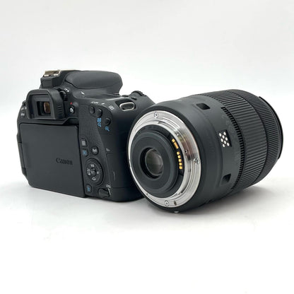 【全額返金保証】【最速発送】Canon デジタル一眼 EOS 9000D レンズキット EF-S18-135mm F3.5-5.6 IS USM ブラック 美品 動作確認済