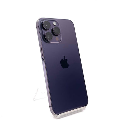 【最速発送】Apple iPhone iPhone 14 Pro Max 256GB Deep Purple softbank SIMフリー 白ロム【難有】 74%