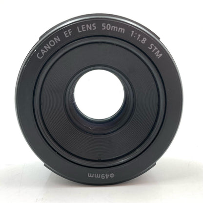 【全額返金保証】【最速発送】Canon EF50mm F1.8 STM 美品 動作確認済