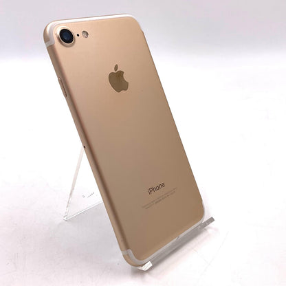 【全額返金保証】【最速発送】Apple iPhone iPhone 7 128GB ゴールド docomo SIMフリー 白ロム 動作確認済 77%