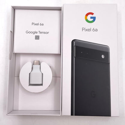 【全額返金保証】【最速発送】Google Pixel 6a 128GB [Charcoal] Softbank SIMフリー GB17L 白ロム 動作確認済