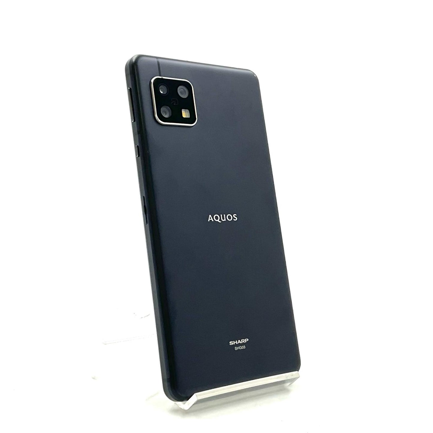 【全額返金保証】【最速発送】SHARP AQUOS sense5G 64GB ブラック au SHG03 白ロム 動作確認済