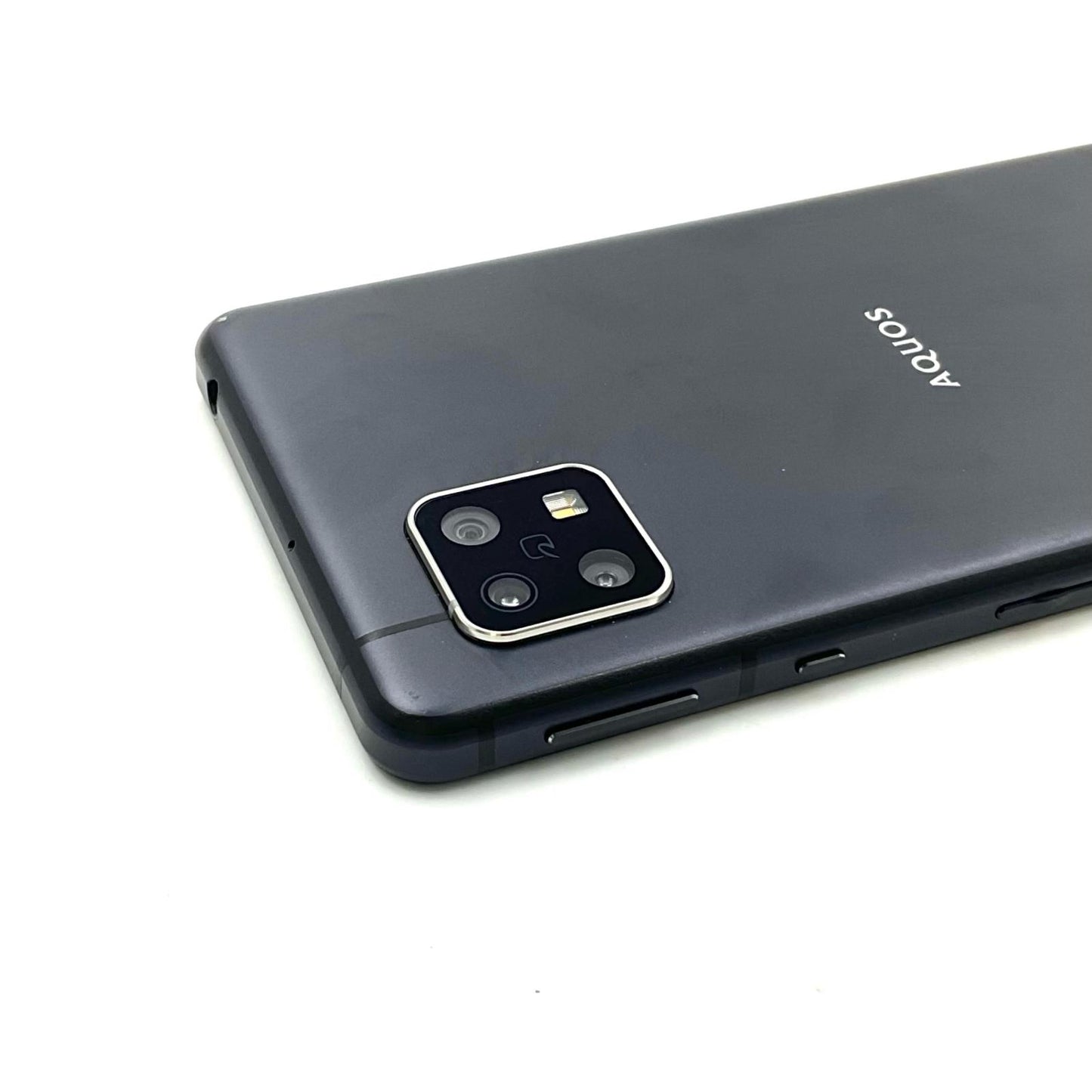 【全額返金保証】【最速発送】SHARP AQUOS sense5G 64GB ブラック au SHG03 白ロム 動作確認済