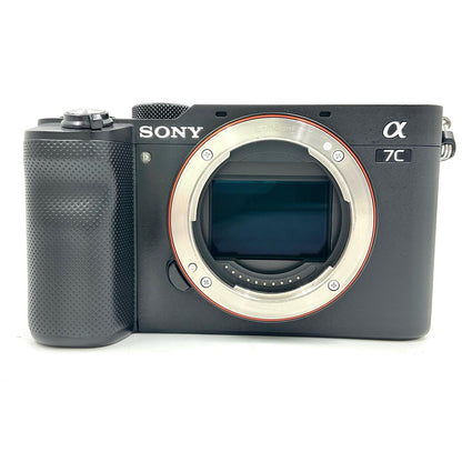 【全額返金保証】【最速発送】Sony デジタル一眼 α7C ILCE-7C ボディ ブラック 美品 動作確認済