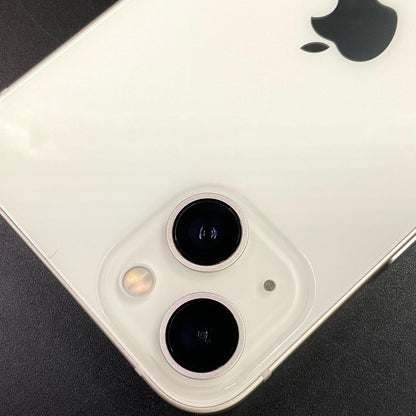 【全額返金保証】【最速発送】Apple iPhone iPhone 13 128GB スターライト au 白ロム 美品 動作確認済 100%