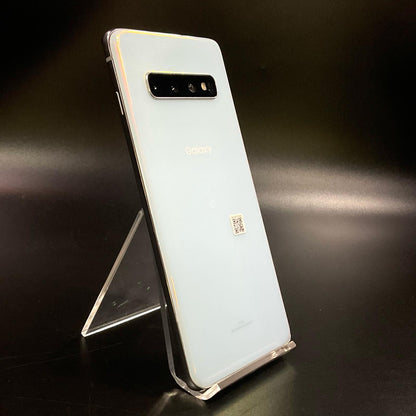 【全額返金保証】【最速発送】SAMSUNG Galaxy S10 128GB プリズム ホワイト au SCV41 白ロム 動作確認済