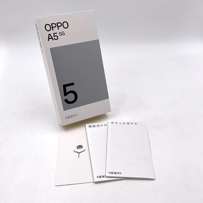 【全額返金保証】【最速発送】OPPO A 5 5G 128GB グリーン 楽天モバイル CPH2735 白ロム 美品 動作確認済