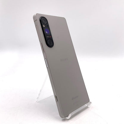 【最速発送】Sony Xperia 1 V 256GB プラチナシルバー SIMフリー SO-51D 白ロム【難有】