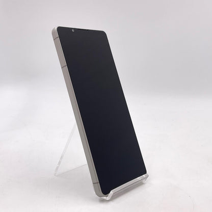 【最速発送】Sony Xperia 1 V 256GB プラチナシルバー SIMフリー SO-51D 白ロム【難有】