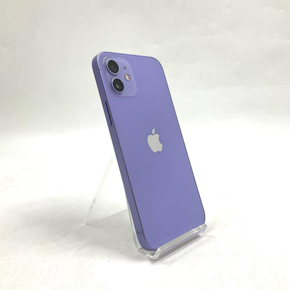 【全額返金保証】【最速発送】Apple iPhone iPhone 12 128GB パープル Softbank SIMフリー 白ロム 動作確認済 78%