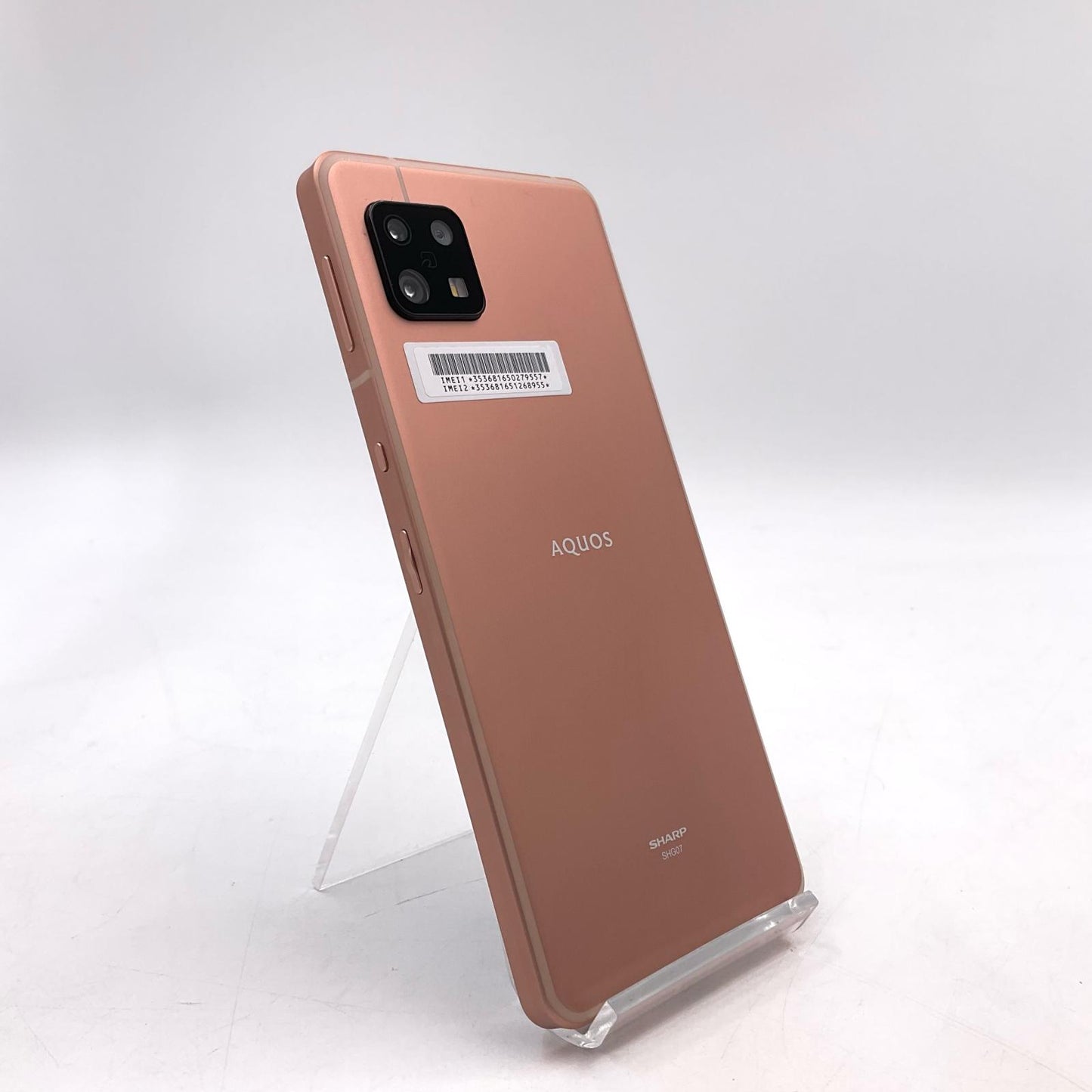 【全額返金保証】【最速発送】SHARP AQUOS sense 6s 64GB ライトカッパー au SIMフリー SHG07 白ロム 動作確認済