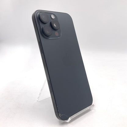 【全額返金保証】【最速発送】Apple iPhone iPhone 16 Pro Max 256GB ブラックチタニウム Softbank SIMフリー 白ロム 動作確認済 91%