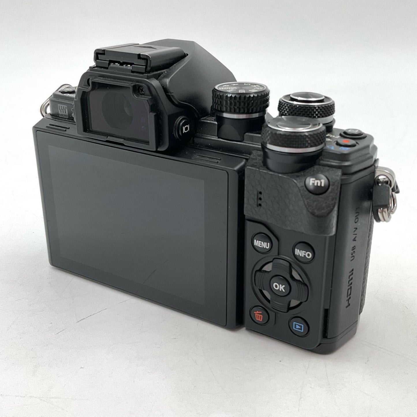 【全額返金保証】【最速発送】OLYMPUS デジタル一眼 OM-D E-M10 Mark II ボディ ブラック 美品 動作確認済