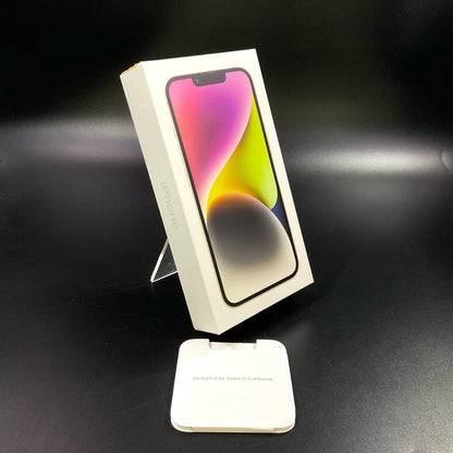【全額返金保証】【最速発送】Apple iPhone iPhone 14 128GB スターライト docomo SIMフリー 白ロム 美品 動作確認済 82%