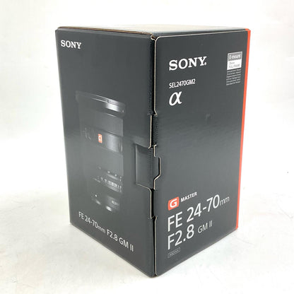 【全額返金保証】【最速発送】Sony FE 24-70mm F2.8 GM II SEL2470GM2 新品未開封 即納OK