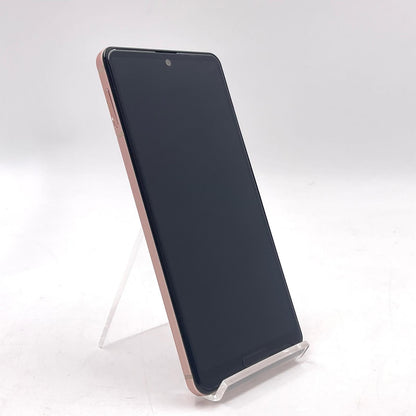 【全額返金保証】【最速発送】SHARP AQUOS sense5G 64GB ライトカッパー au SHG03 白ロム 動作確認済