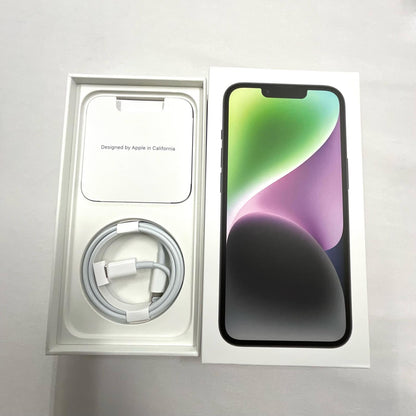 【全額返金保証】【最速発送】Apple iPhone iPhone 14 128GB ミッドナイト docomo SIMフリー 白ロム 美品 動作確認済 83%