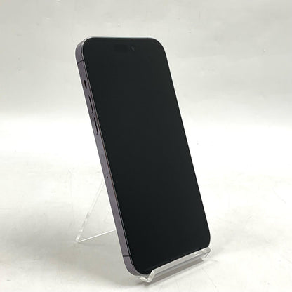 【全額返金保証】【最速発送】Apple iPhone iPhone 14 Pro Max 128GB ディープパープル au SIMフリー 白ロム 動作確認済 76%