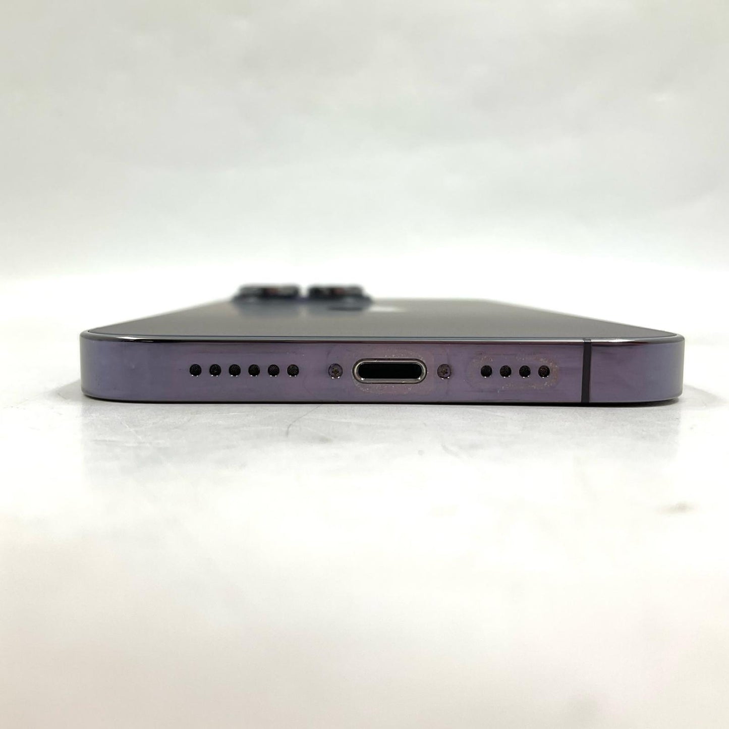【全額返金保証】【最速発送】Apple iPhone iPhone 14 Pro Max 128GB ディープパープル au SIMフリー 白ロム 動作確認済 76%