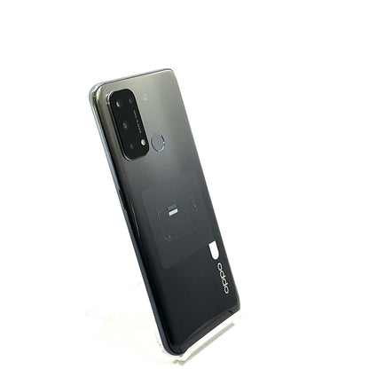 【全額返金保証】【最速発送】OPPO Reno 5 A 128GB シルバーブラック SIMフリー CPH2199 白ロム 美品 動作確認済